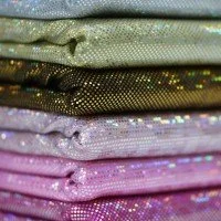 Hologram Lycra Fabric with Crushed Glass Effect – Shine, Stretch & Style Hologram Lycra Fabric with Crushed Glass Effect – Shine, Stretch & Style