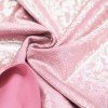 Tessuto Olografico Lycra (Vetro Infranto) Rosa Chiaro