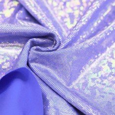 Hologram Lycra Fabric (Shattered Glass) Lilac