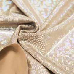 Hologram Lycra Fabric (Shattered Glass) Skin Color