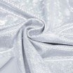Tessuto Olografico Foglia Bianco / Argento - (Tessuto Olografico)