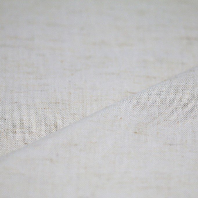 Lightweight Linen Viscose Slub Fabric Natural Melange - (Fashion Fabrics)