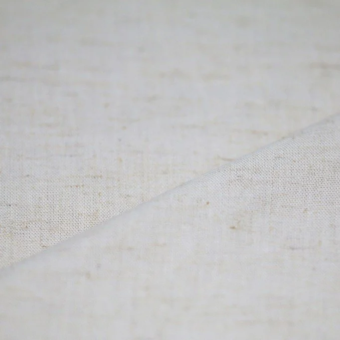 Lightweight Linen Viscose Slub Fabric Natural Melange - (Fashion Fabrics)