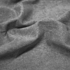Hør Chambray Stof Sort Hør Chambray Stof Sort