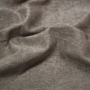 Tissu De Lin Chambray Brun