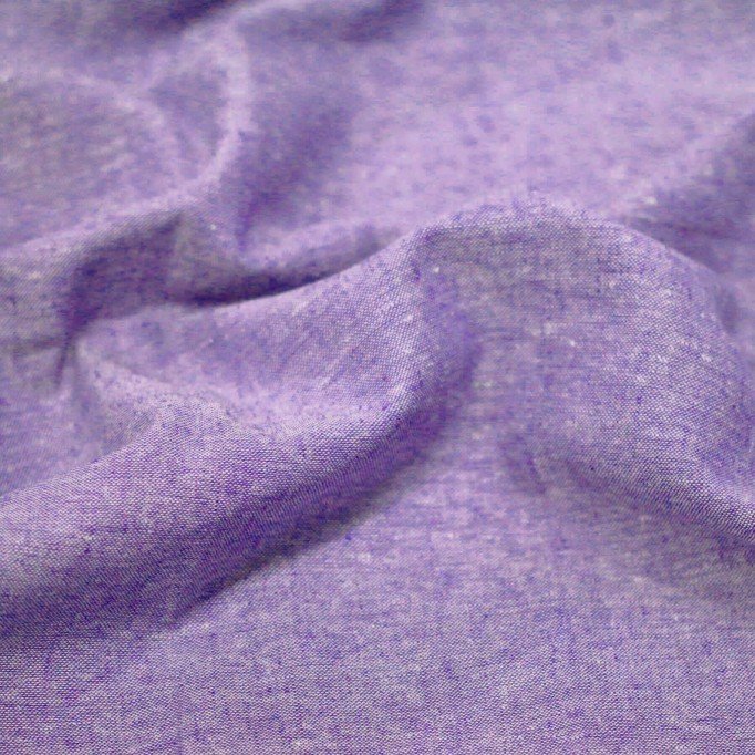 Linen Chambray Fabric Purple - (Deco Fabrics)