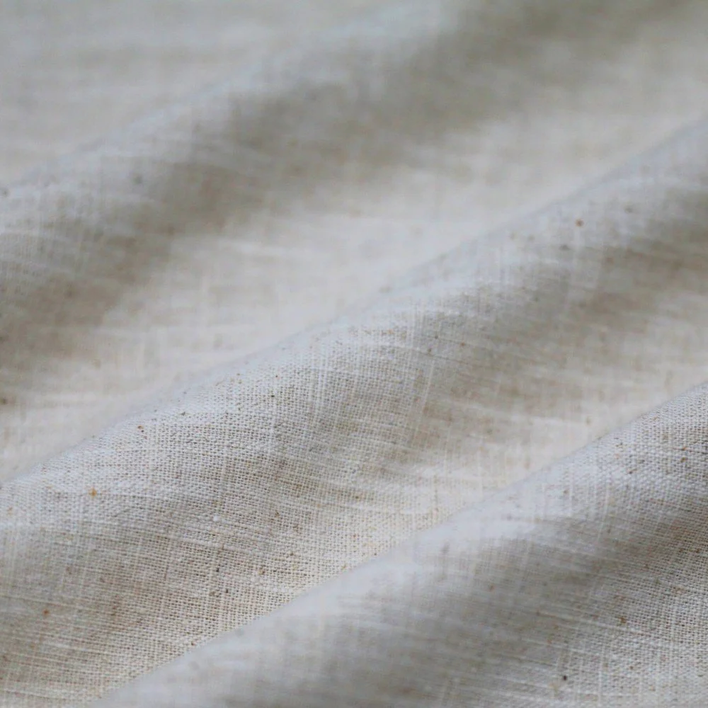 Linen Cotton Fabric Natural Melange