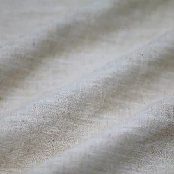 Tkanina Len z Bawełną Naturalny Melanż