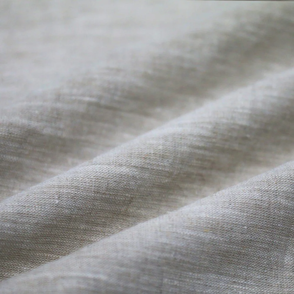 Linen Fabric Natural Colored Melange