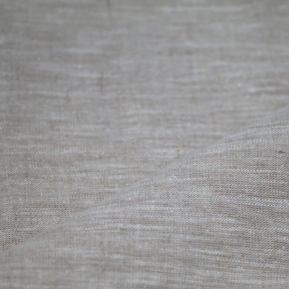 Tessuto Di Lino Colore Naturale Melange | Rijs Textiles Tessuto Di Lino Colore Naturale Melange - (Tessuti Di Lino)