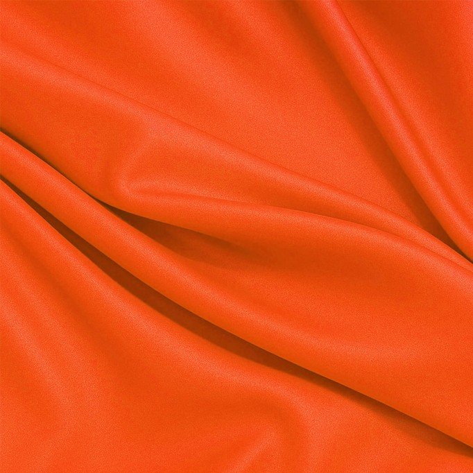 Lycra Stof (Skinnende) Orange - (Lycra Stof Glansfulde)