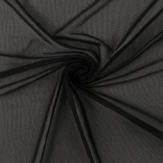 Mesh Fabric Stretch Black