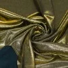 Hologram Lycra Stof (Mystic) Zwart / Goud