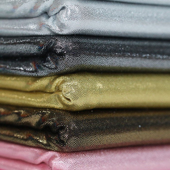 Hologram Lycra Fabric Mystic Black - (Hologram Fabric)
