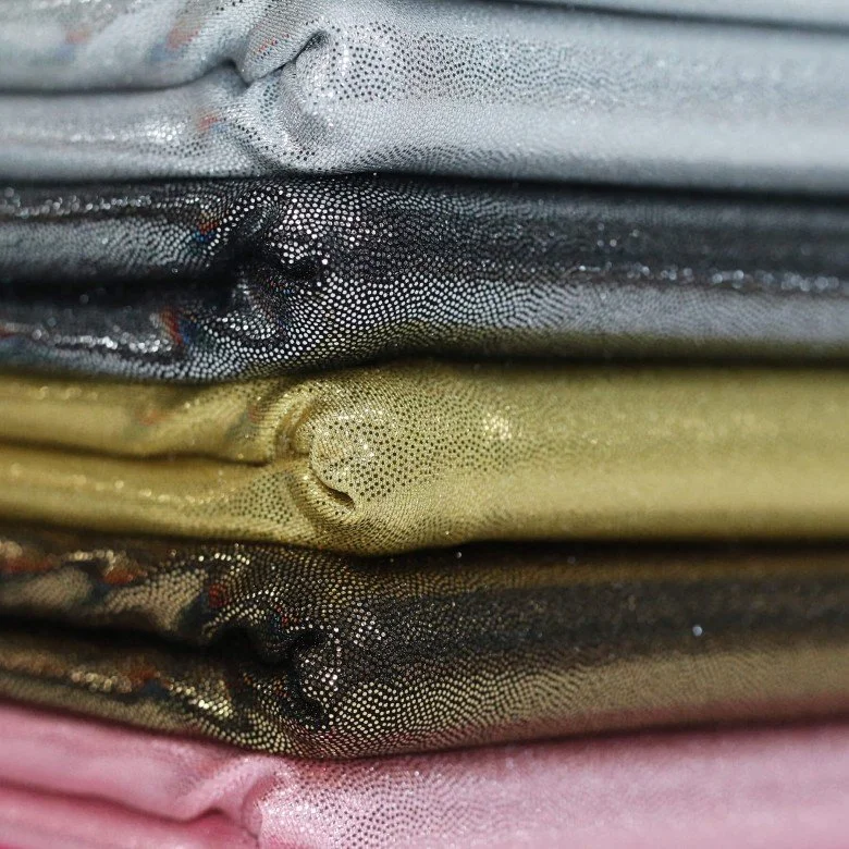 Tissu Lycra Hologramme (Mystic) Or - (Tissus Danse)