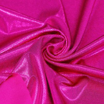 Hologram Lycra Fabric (Mystic) Fuchsia