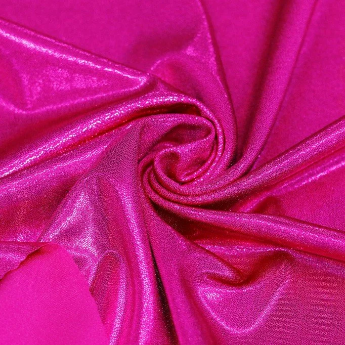 Hologramm Lycra Stoff Mystic Fuchsia - (Tanz Stoffe)