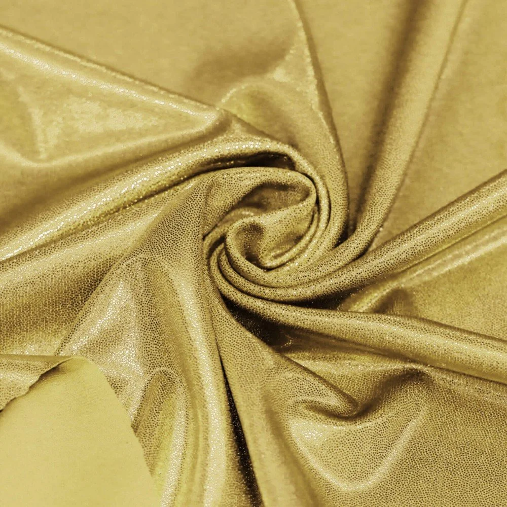 Tissu Lycra Hologramme (Mystic) Or