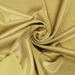 Hologram Lycra Stof (Mystic) Guld