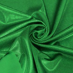 Hologram Lycra Fabric (Mystic) Grass Green