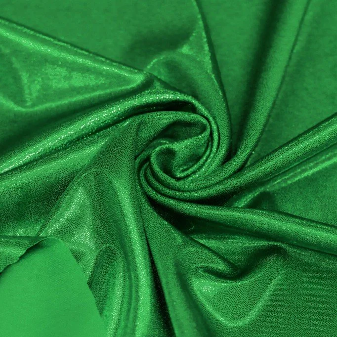 Tessuto Lycra Olografico Mystic Verde Erba - (Tessuti Di Danza)