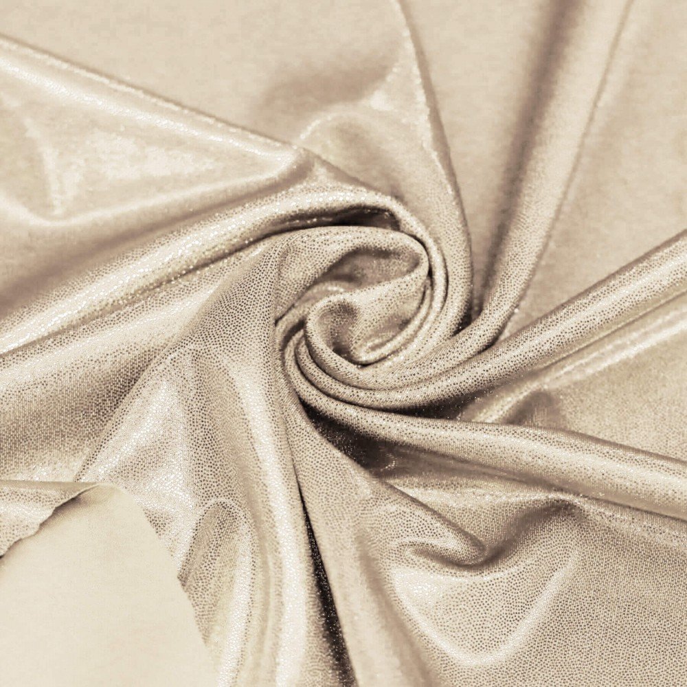 Hologram Lycra Stof (Mystic) Licht Beige Hologram Lycra Stof (Mystic) Licht Beige