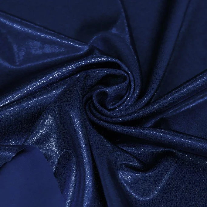 Tissu Lycra Hologramme (Mystic) Marine - (Tissus Danse)