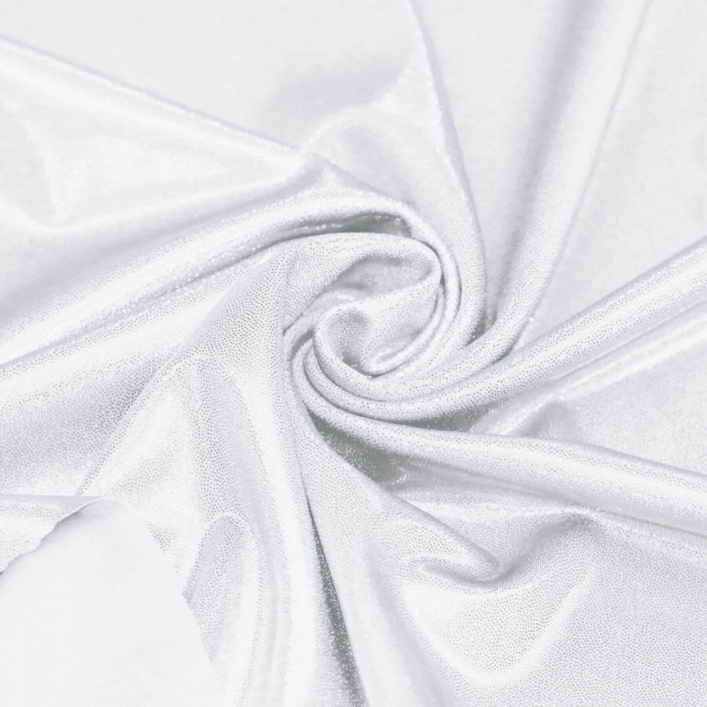 Hologram Lycra Stof (Mystic) Wit / Zilver Hologram Lycra Stof (Mystic) Wit / Zilver