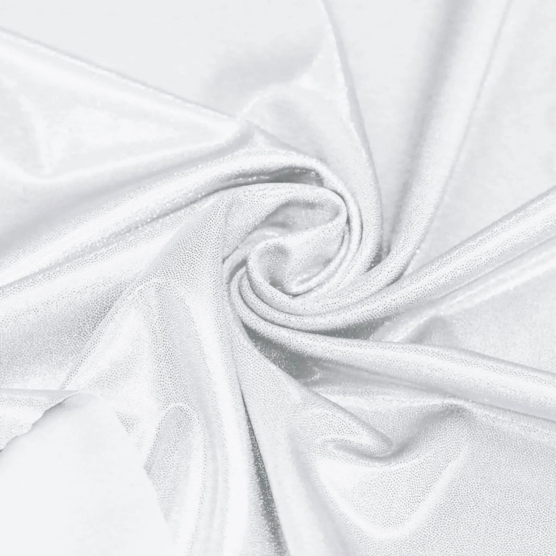 Hologram Lycra Stof (Mystic) Wit / Zilver