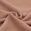 Ottoman Rib Jersey Stof Dusty Roze - (Jersey Stoffen)