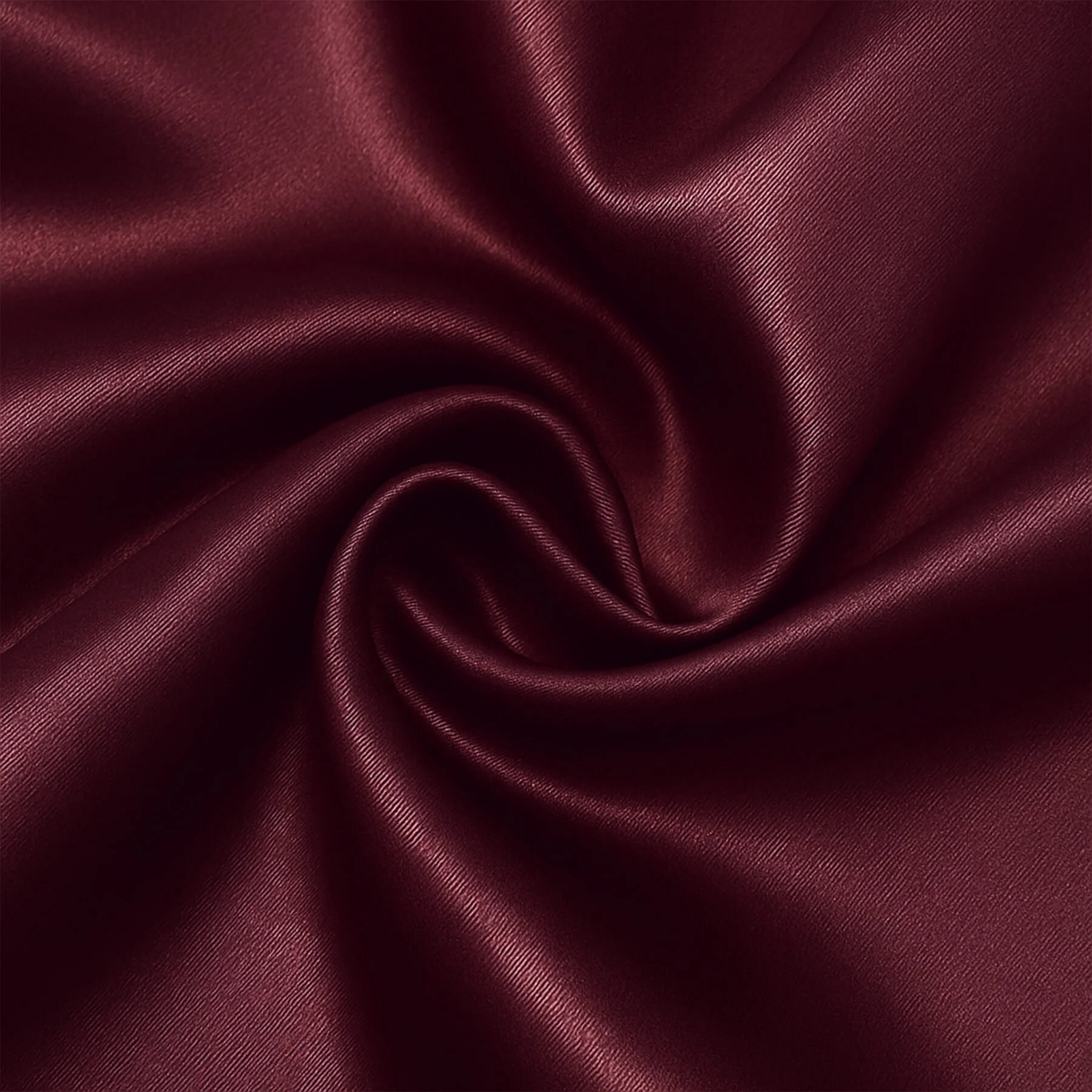 Polyester Satijn Stof Bordeaux