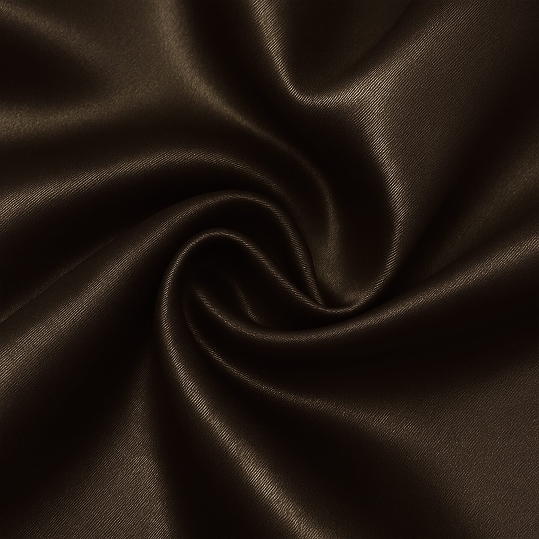 Polyester Satijn Stof Bruin