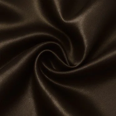 Polyester Satijn Stof Bruin - (Satijn Stoffen)