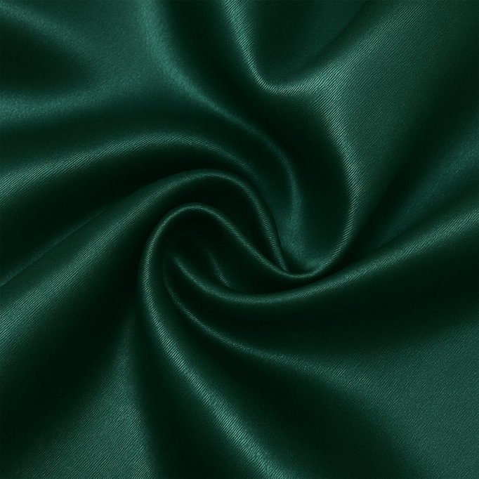 Satin Stof Mørkegrøn - (Satin Stof)