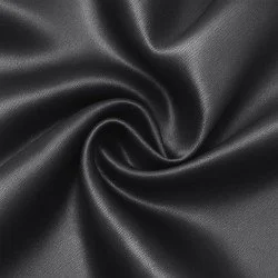 Polyester Satin Fabric Dark Grey