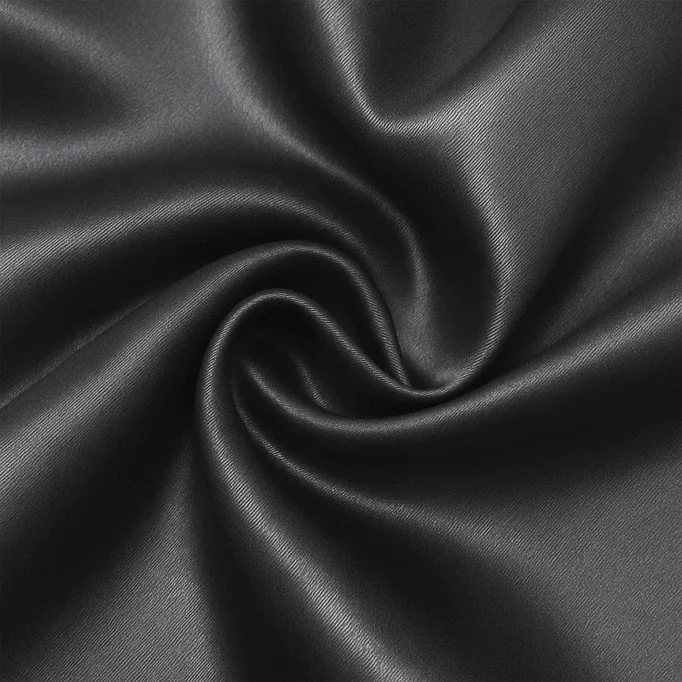 Satin Stof Mørkegrå  - (Satin Stof)