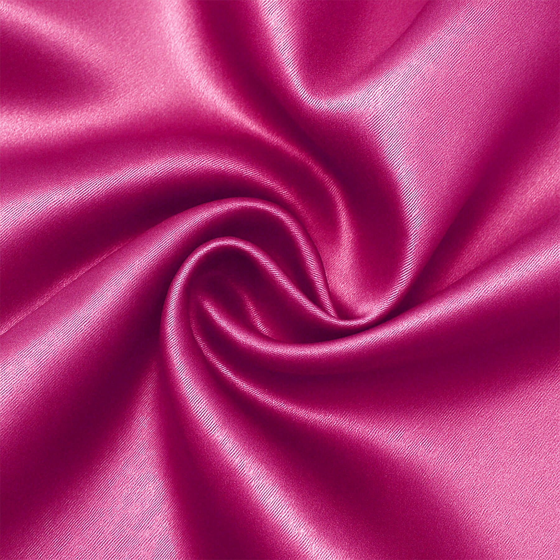 Polyester Satijn Stof Fuchsia