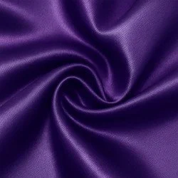 Tissu Satin Polyester Violet