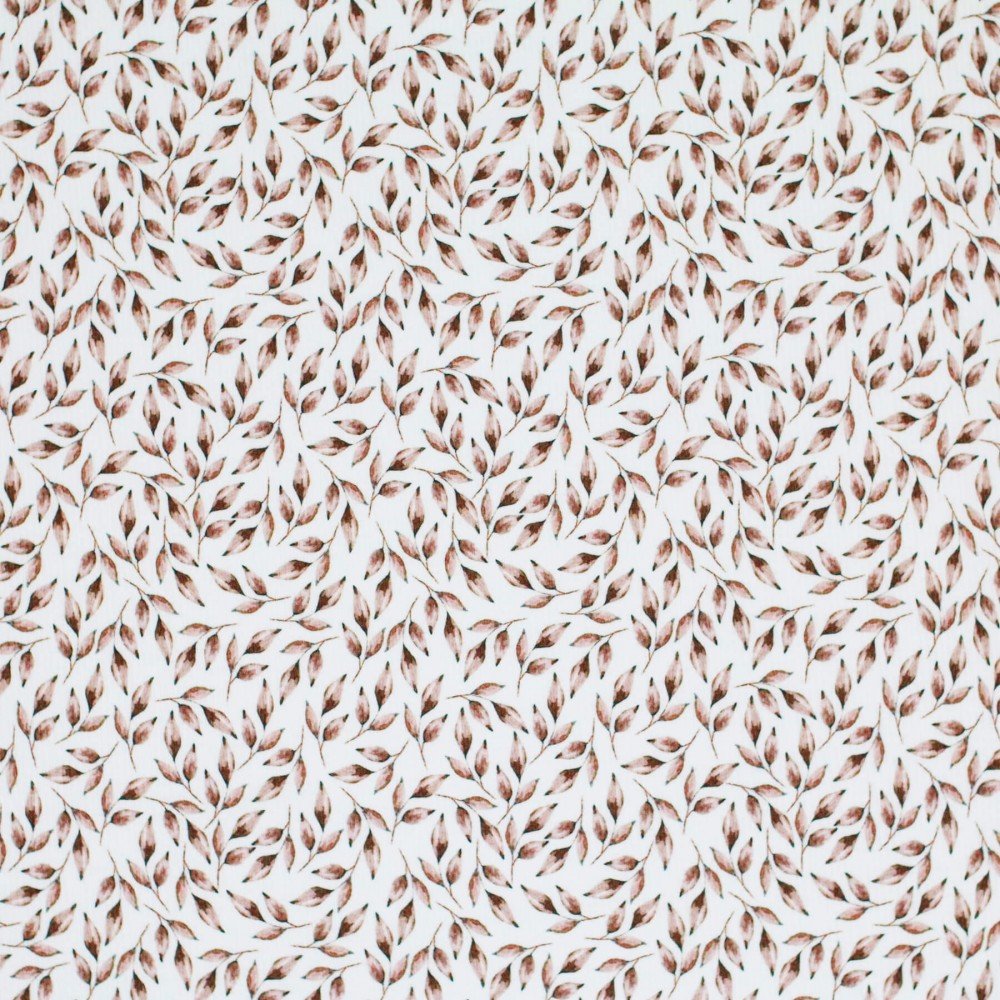 Rib Jersey Strikstof - Malet Blad Gammel Mauve