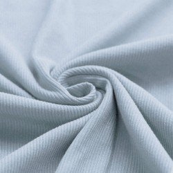 Tissu Maille Tricot Côtelé Bleu Acier