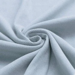 Tessuto Jersey Di Cotone Costine Blu Acciaio Tessuto Jersey Di Cotone Costine Blu Acciaio