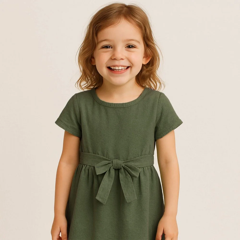 Tissu Coton Lavé Armée Verte Tissu Coton Lavé Armée Verte - (Tissus Deco)