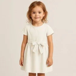 Washed Cotton Fabric Ecru