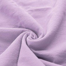 Washed Cotton Fabric Pastel Lilac