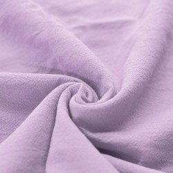 Washed Cotton Fabric Pastel Lilac