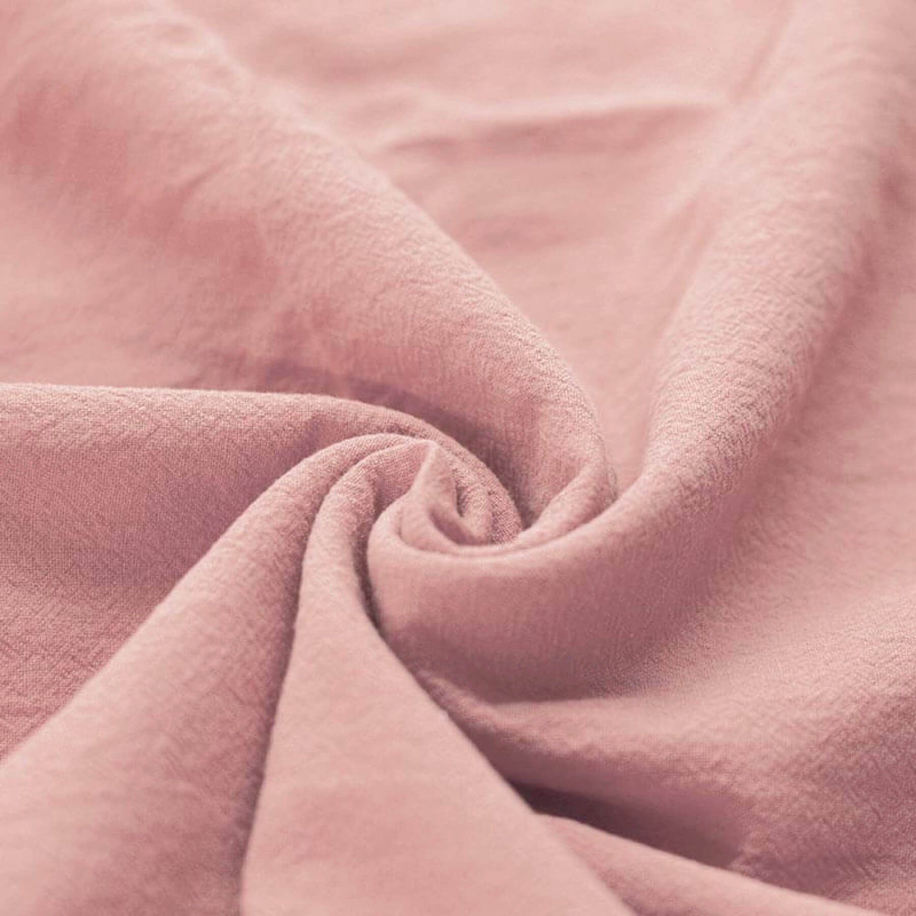 Gewassen Katoenen Stof Nude Roze