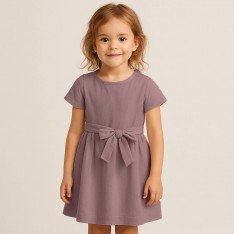 Washed Cotton Fabric Old Mauve