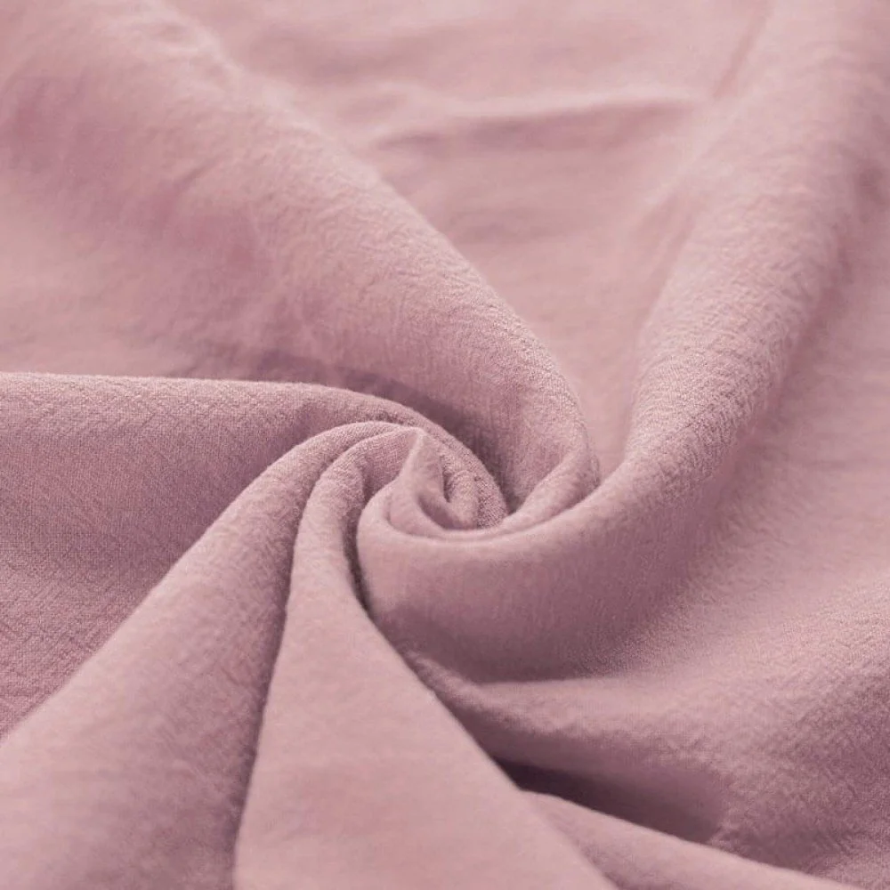 Washed Cotton Fabric Old Pink