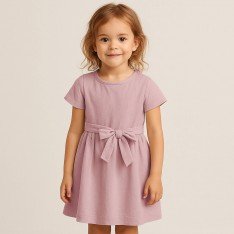 Washed Cotton Fabric Old Pink