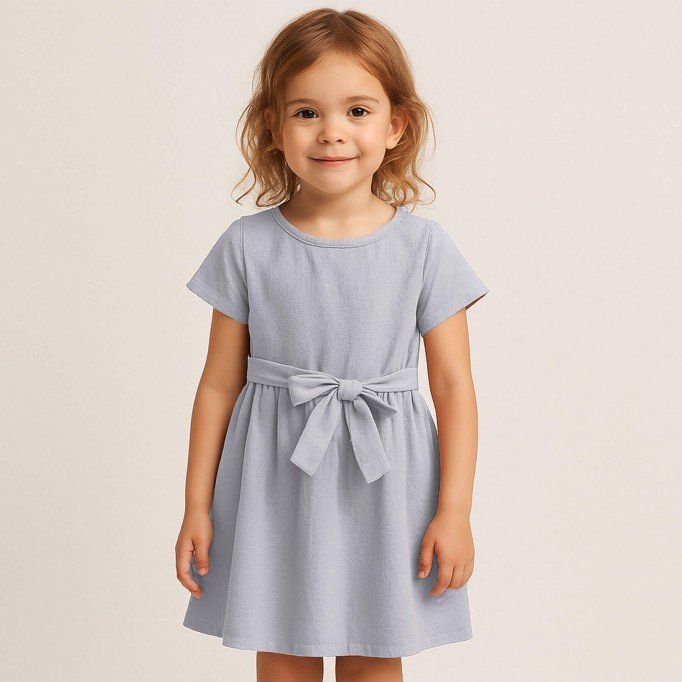 Tissu Coton Lavé Gris Clair - (Tissu Coton lavé)